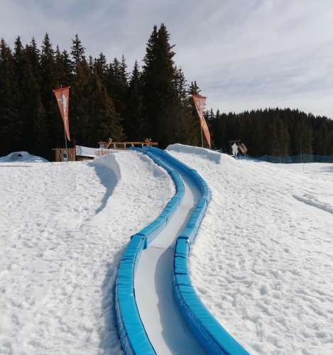 Piste de luge ludique